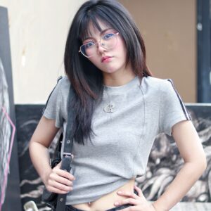 CR-Logo Striped Tee