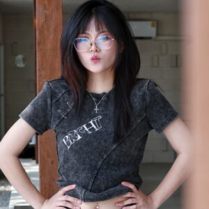 BRIGHT Pin Detail Tee